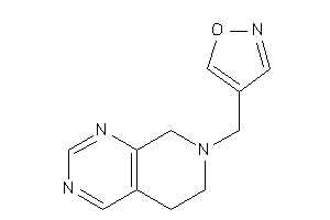 4-(6,8-dihydro-5H-pyrido[3,4-d]pyrimidin-7-ylmethyl)isoxazole