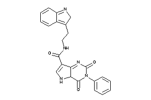 N-[2-(2H-indol-3-yl)ethyl]-2,4-diketo-3-phenyl-4a,5-dihydropyrrolo[3,2-d]pyrimidine-7-carboxamide