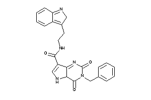 3-benzyl-N-[2-(2H-indol-3-yl)ethyl]-2,4-diketo-4a,5-dihydropyrrolo[3,2-d]pyrimidine-7-carboxamide