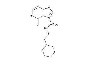 4-keto-N-(2-piperidinoethyl)-3H-furo[2,3-d]pyrimidine-5-carboxamide