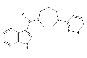 (4-pyridazin-3-yl-1,4-diazepan-1-yl)-(1H-pyrrolo[2,3-b]pyridin-3-yl)methanone