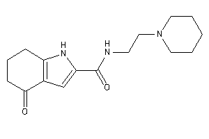 4-keto-N-(2-piperidinoethyl)-1,5,6,7-tetrahydroindole-2-carboxamide