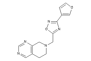 5-(6,8-dihydro-5H-pyrido[3,4-d]pyrimidin-7-ylmethyl)-3-(3-furyl)-1,2,4-oxadiazole