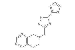 5-(6,8-dihydro-5H-pyrido[3,4-d]pyrimidin-7-ylmethyl)-3-(2-thienyl)-1,2,4-oxadiazole