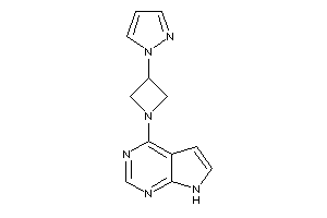 4-(3-pyrazol-1-ylazetidin-1-yl)-7H-pyrrolo[2,3-d]pyrimidine