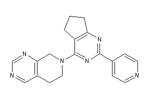 7-[2-(4-pyridyl)-6,7-dihydro-5H-cyclopenta[d]pyrimidin-4-yl]-6,8-dihydro-5H-pyrido[3,4-d]pyrimidine