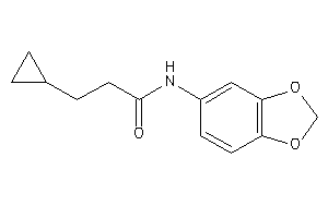 N-(1,3-benzodioxol-5-yl)-3-cyclopropyl-propionamide