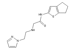 N-(5,6-dihydro-4H-cyclopenta[b]thiophen-2-yl)-2-(2-pyrazol-1-ylethylamino)acetamide