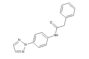 2-phenyl-N-[4-(triazol-2-yl)phenyl]acetamide