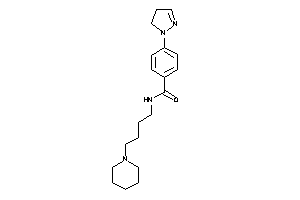 N-(4-piperidinobutyl)-4-(2-pyrazolin-1-yl)benzamide