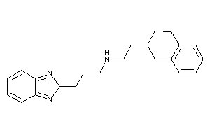 3-(2H-benzimidazol-2-yl)propyl-(2-tetralin-2-ylethyl)amine