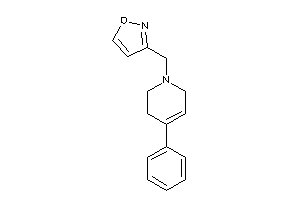 3-[(4-phenyl-3,6-dihydro-2H-pyridin-1-yl)methyl]isoxazole