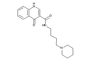 4-keto-N-(4-piperidinobutyl)-1H-quinoline-3-carboxamide