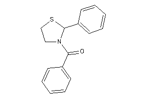 Phenyl-(2-phenylthiazolidin-3-yl)methanone