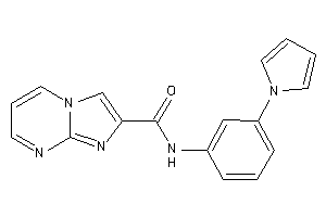 N-(3-pyrrol-1-ylphenyl)imidazo[1,2-a]pyrimidine-2-carboxamide