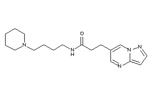 N-(4-piperidinobutyl)-3-pyrazolo[1,5-a]pyrimidin-6-yl-propionamide