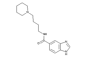 N-(4-piperidinobutyl)-1H-benzimidazole-5-carboxamide