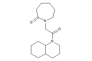 1-[2-(3,4,4a,5,6,7,8,8a-octahydro-2H-quinolin-1-yl)-2-keto-ethyl]azepan-2-one