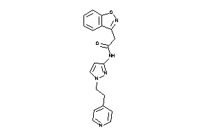 2-indoxazen-3-yl-N-[1-[2-(4-pyridyl)ethyl]pyrazol-3-yl]acetamide