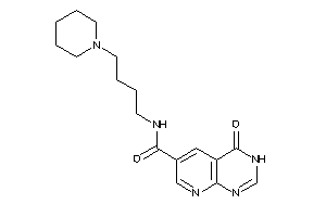 Image of 4-keto-N-(4-piperidinobutyl)-3H-pyrido[2,3-d]pyrimidine-6-carboxamide