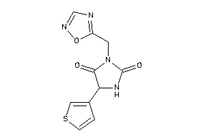 3-(1,2,4-oxadiazol-5-ylmethyl)-5-(3-thienyl)hydantoin