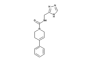 4-phenyl-N-(4H-1,2,4-triazol-3-ylmethyl)-3,6-dihydro-2H-pyridine-1-carboxamide