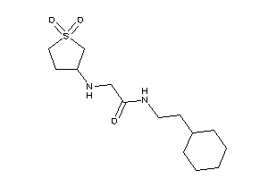 N-(2-cyclohexylethyl)-2-[(1,1-diketothiolan-3-yl)amino]acetamide