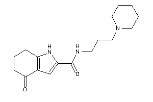 4-keto-N-(3-piperidinopropyl)-1,5,6,7-tetrahydroindole-2-carboxamide