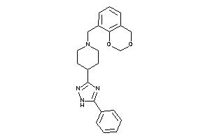 1-(4H-1,3-benzodioxin-8-ylmethyl)-4-(5-phenyl-1H-1,2,4-triazol-3-yl)piperidine