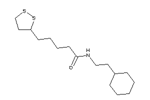 Image of N-(2-cyclohexylethyl)-5-(dithiolan-3-yl)valeramide