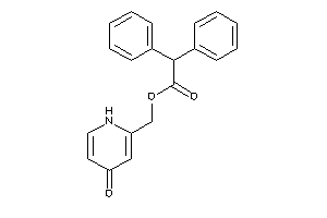 2,2-diphenylacetic Acid (4-keto-1H-pyridin-2-yl)methyl Ester