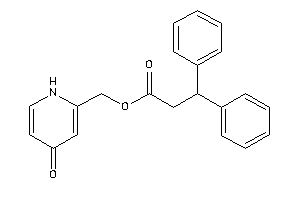 3,3-diphenylpropionic Acid (4-keto-1H-pyridin-2-yl)methyl Ester