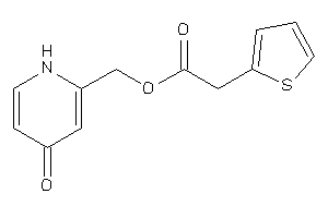 2-(2-thienyl)acetic Acid (4-keto-1H-pyridin-2-yl)methyl Ester