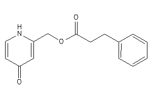 3-phenylpropionic Acid (4-keto-1H-pyridin-2-yl)methyl Ester