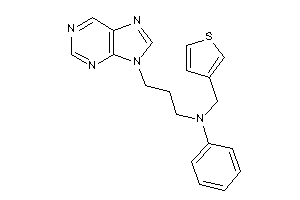 Phenyl-(3-purin-9-ylpropyl)-(3-thenyl)amine