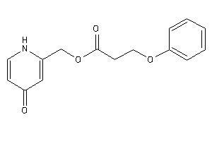 3-phenoxypropionic Acid (4-keto-1H-pyridin-2-yl)methyl Ester