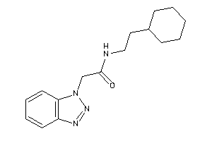 2-(benzotriazol-1-yl)-N-(2-cyclohexylethyl)acetamide