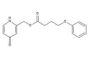 4-phenoxybutyric Acid (4-keto-1H-pyridin-2-yl)methyl Ester