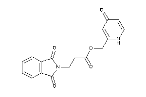 3-phthalimidopropionic Acid (4-keto-1H-pyridin-2-yl)methyl Ester