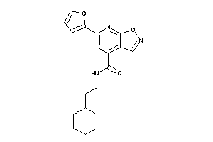 N-(2-cyclohexylethyl)-6-(2-furyl)isoxazolo[5,4-b]pyridine-4-carboxamide