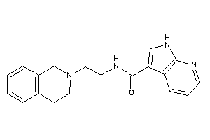 N-[2-(3,4-dihydro-1H-isoquinolin-2-yl)ethyl]-1H-pyrrolo[2,3-b]pyridine-3-carboxamide
