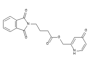 4-phthalimidobutyric Acid (4-keto-1H-pyridin-2-yl)methyl Ester