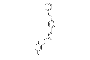 3-(4-benzoxyphenyl)acrylic Acid (4-keto-1H-pyridin-2-yl)methyl Ester