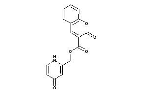 2-ketochromene-3-carboxylic Acid (4-keto-1H-pyridin-2-yl)methyl Ester