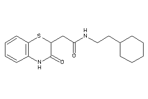 N-(2-cyclohexylethyl)-2-(3-keto-4H-1,4-benzothiazin-2-yl)acetamide