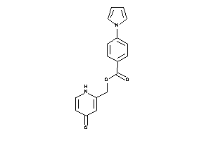 4-pyrrol-1-ylbenzoic Acid (4-keto-1H-pyridin-2-yl)methyl Ester