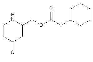 2-cyclohexylacetic Acid (4-keto-1H-pyridin-2-yl)methyl Ester