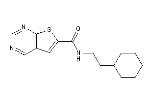 N-(2-cyclohexylethyl)thieno[2,3-d]pyrimidine-6-carboxamide