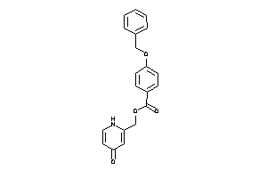 4-benzoxybenzoic Acid (4-keto-1H-pyridin-2-yl)methyl Ester