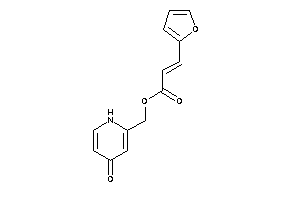 3-(2-furyl)acrylic Acid (4-keto-1H-pyridin-2-yl)methyl Ester
